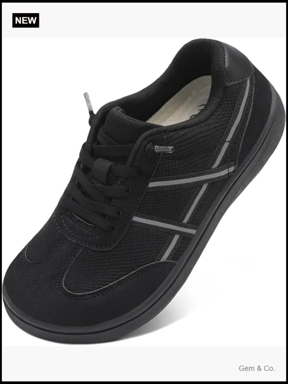 Wide Toe Box Barefoot Slip-On Shoes Zero Drop Casual Sneakers Non-Slip